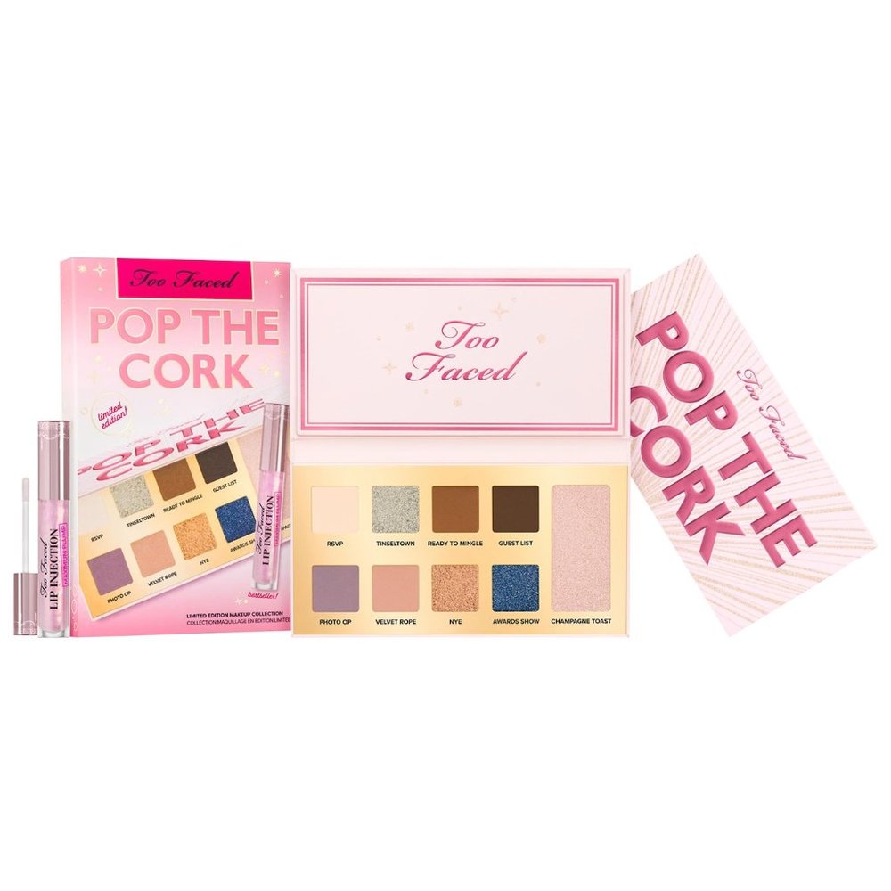 Too Faced Pop The Cork Makeup Set A limited-edition set